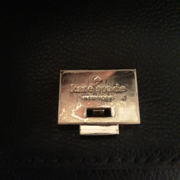 NWOT Kate Spade Patterson Drive medium Maisie crossbody satchel in cement/black - Picture 14 of 14